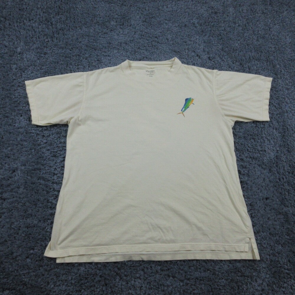 Blue Water Saltwater Shirt Mens XL Marlin Fish Graphic Fishing Tee